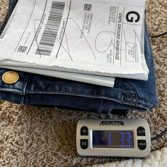 Maurices EverFlex Dark High Rise Straight Leg Blue Denim Women's Jeans SZ 8 Reg - Picture 13 of 13